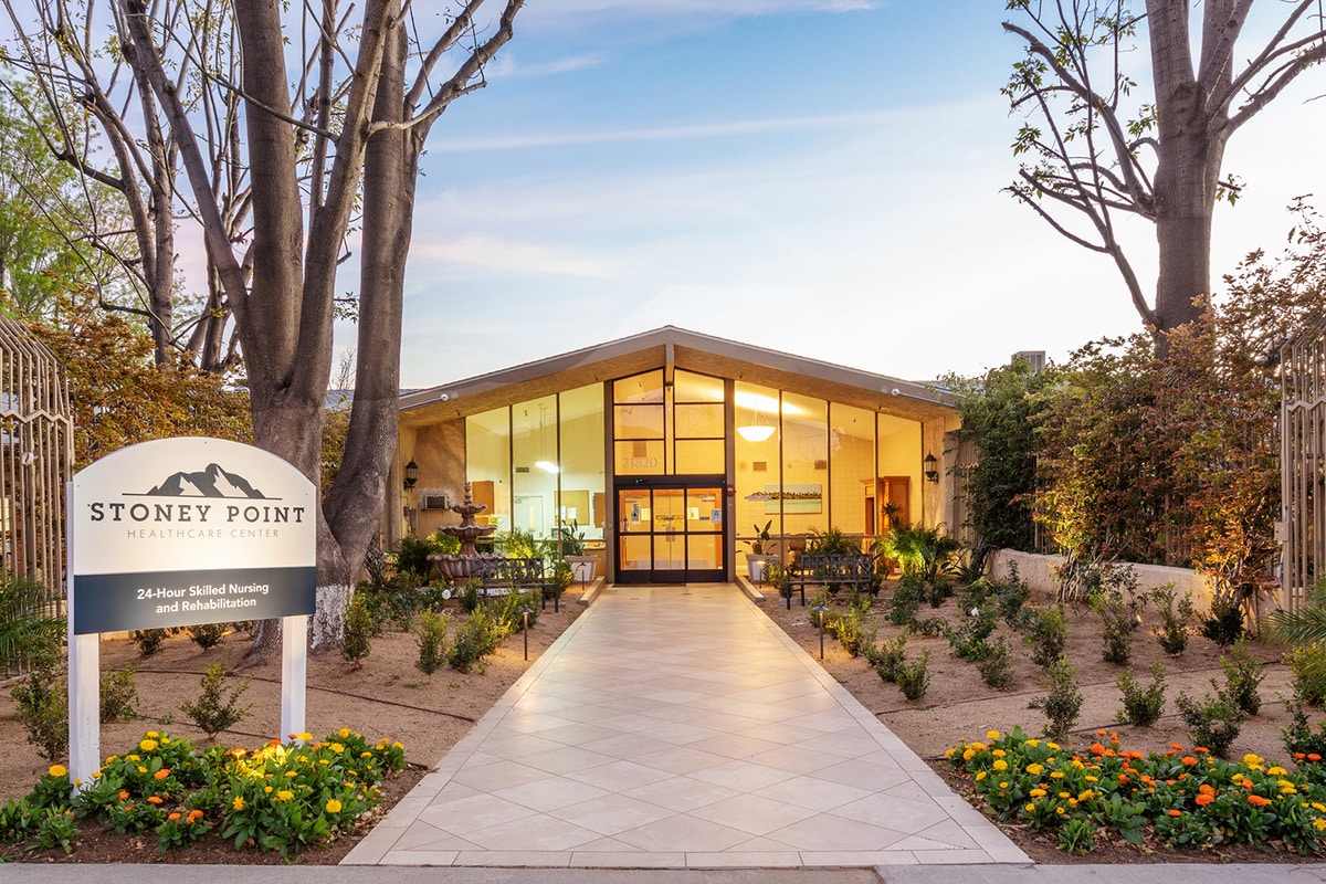The front entrance to Stoney Point