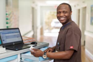 A nurse working at Stoney Point