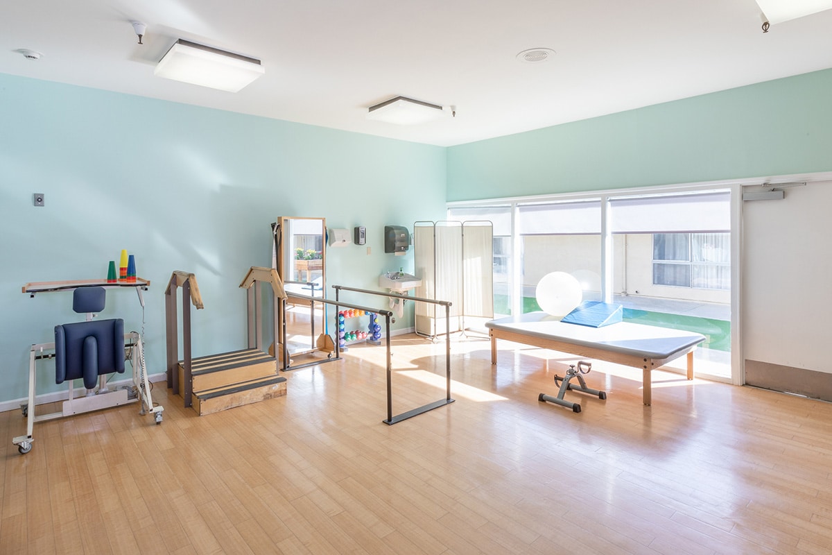 The rehab gym at Stoney Point